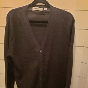 Men's XL Merino wool light weight cardigan.